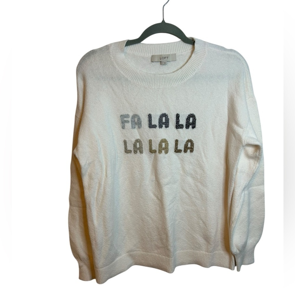 Loft Fa La La Everyday Winter Sweater - Picture 4 of 9
